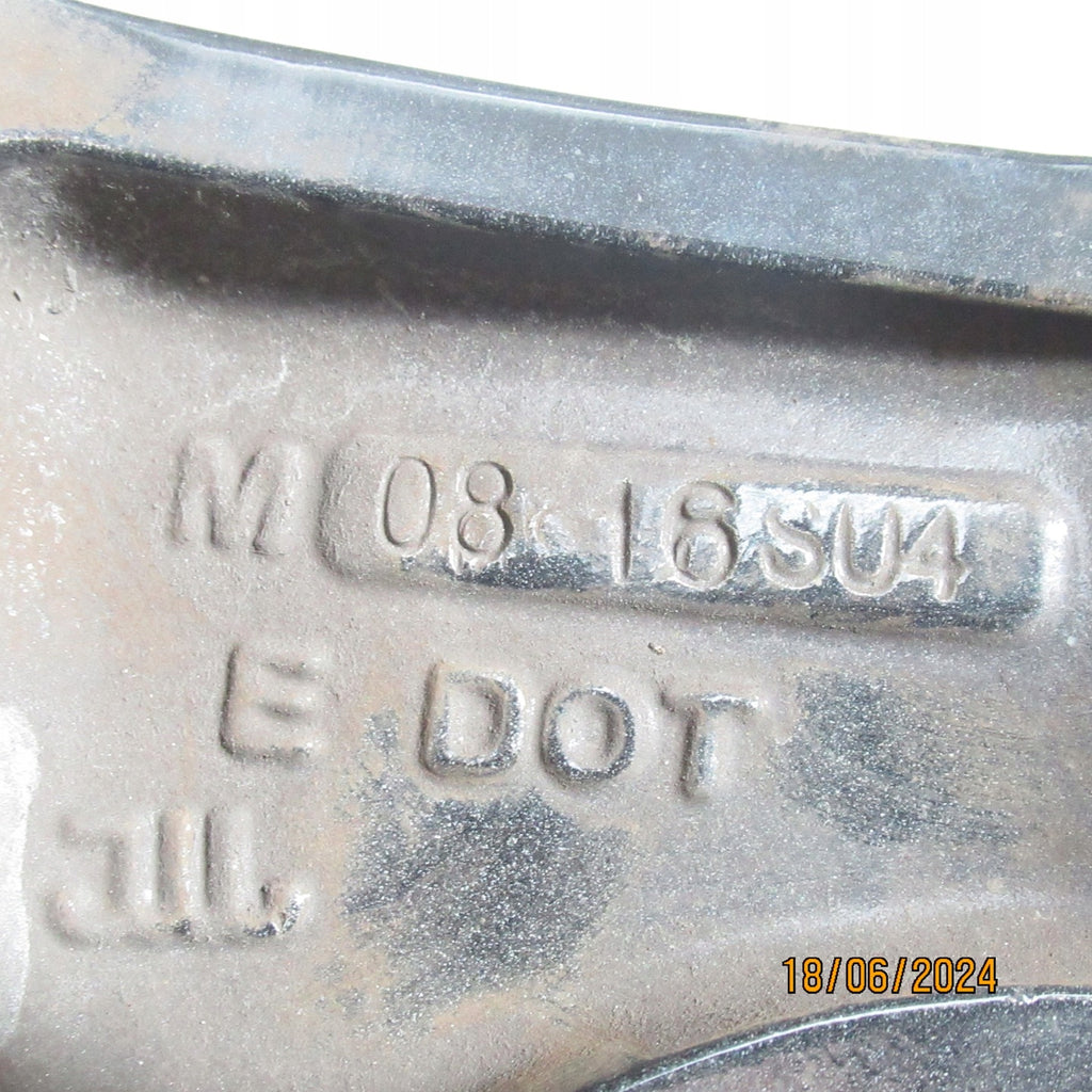 1x Alufelge 16 Zoll 6.5" 4x108 32ET Glanz 672044871, 9833892580, 93484566 Opel X