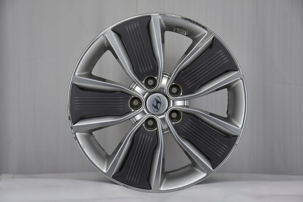 4x Alufelge 17 Zoll 7.0" 5x114.3 53ET Glanz 52910-G2300 Hyundai I Rim Wheel FEL7978997480rd