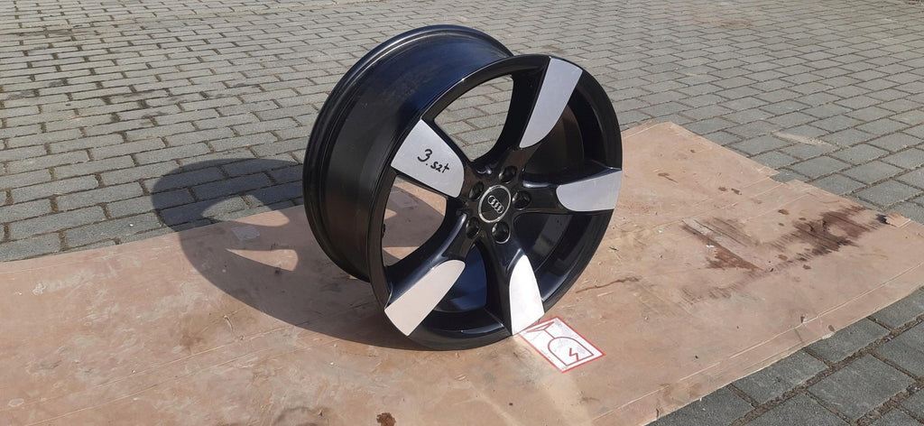 1x Alufelge 19 Zoll 8.5" 5x112 43ET Schwarz 8K0071499H Audi A4 B8 Rim Wheel FEL9996878782lt