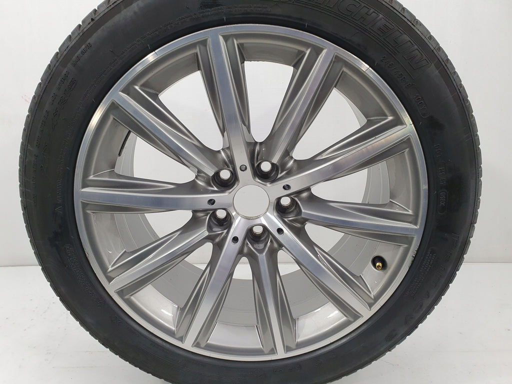 1x Alufelge 18 Zoll 8.0" 5x112 30ET Glanz Grau 6874440 BMW G31 G30 Rim Wheel FEL1352814506hh