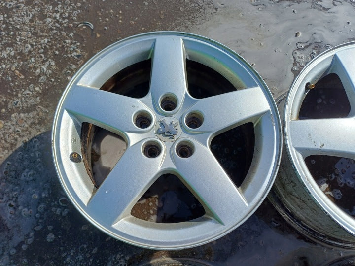 4x Alufelge 16 Zoll 6.5" 5x108 44ET Peugeot 407 Rim Wheel FEL6513974501sd