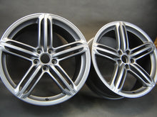 Load image into Gallery viewer, 1x Alufelge 20 Zoll 8.5" 5x112 33ET Glanz Grau 8R0601025BG 8R0601025BJ Audi Q5 FEL7008355525za