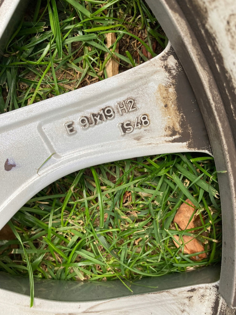 1x Alufelge 19 Zoll 9.0" 5x120 48ET Glanz Silber 6853953 BMW X5 F15 Rim Wheel