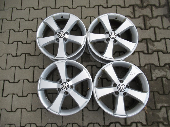 4x Alufelge 17 Zoll 6.5" 5x112 39ET 1K8071497 VW Scirocco Passat Rim Wheel FEL7718148344xt