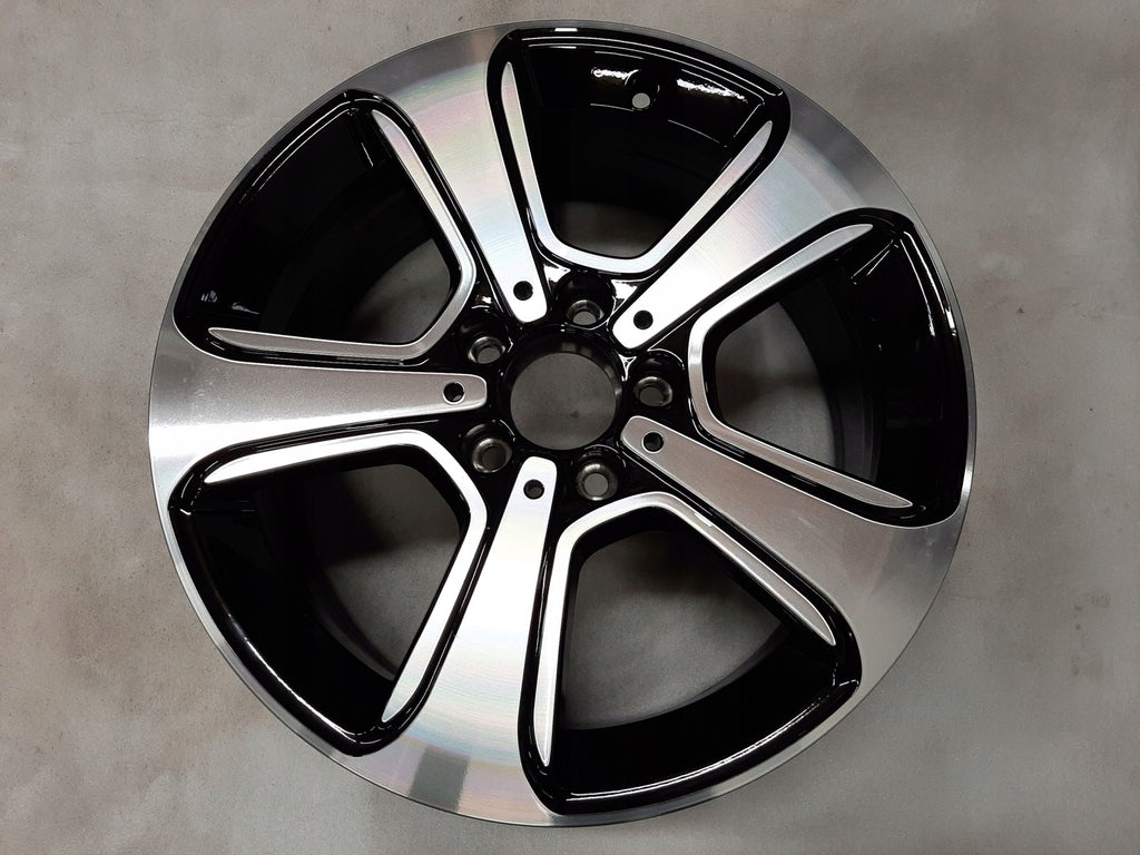 1x Alufelge 17 Zoll 7.5" 5x112 52,5ET Glanz A2464011500 Mercedes-Benz W246