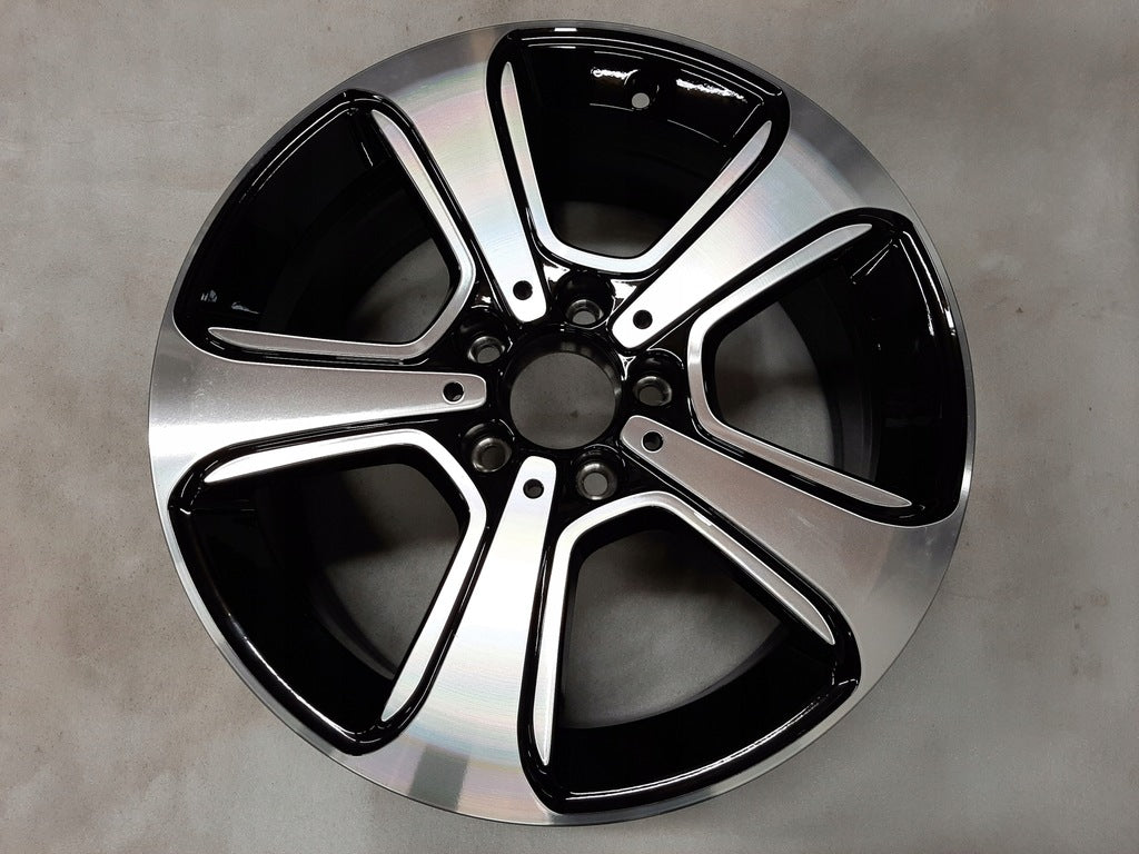 1x Alufelge 17 Zoll 7.5" 5x112 52 5ET Glanz A2464011500 Mercedes-Benz W246 FEL4095268630iy