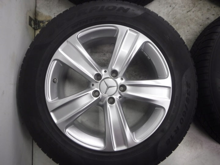4x Alufelge 18 Zoll 8.0" 5x112 38ET Glanz Silber A2534012100 Mercedes-Benz Glc FEL5621397299pi
