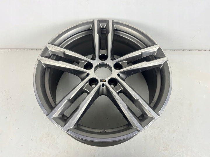 1x Alufelge 18 Zoll 8.0" 5x120 52ET Glanz Schwarz 8009703 BMW 1 F21 F20 FEL5584449771dg