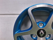 Load image into Gallery viewer, 1x Alufelge 13 Zoll 4.0" 3x98 23 5ET Glanz Blau 403008208R Renault Twizy FEL8901003122uc