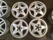 Laden Sie das Bild in den Galerie-Viewer, 4x Alufelge 15 Zoll 6.0" 5x100 43ET Glanz Silber 535601025D VW Golf Polo FEL8472749164iv