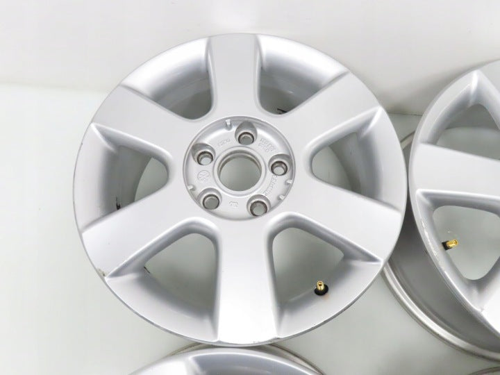 4x Alufelge 16 Zoll 6.5" 5x112 50ET Matt Grau 1T0601025C VW Passat Golf I FEL7028754567li