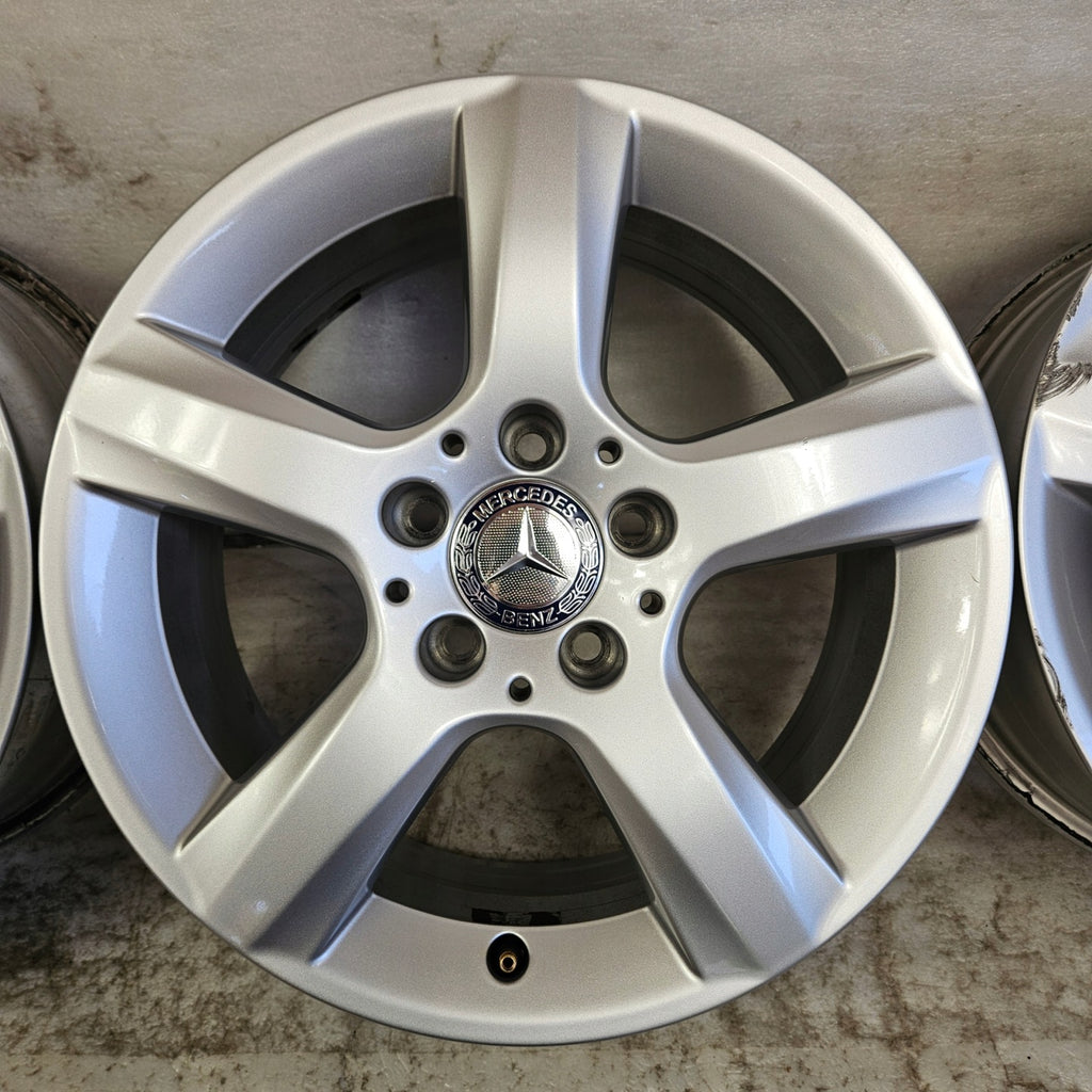 4x Alufelge 16 Zoll 7.0" 5x112 37 5ET A1724010102 Mercedes-Benz Cla Clk Slc Slk FEL6165909561he