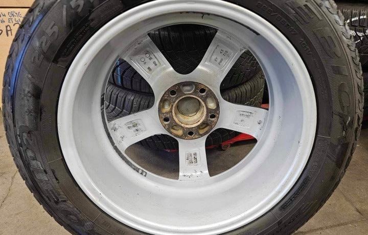 4x Alufelge 17 Zoll 7.0" 5x115 43ET Silber Rim Wheel FEL1083060217rd