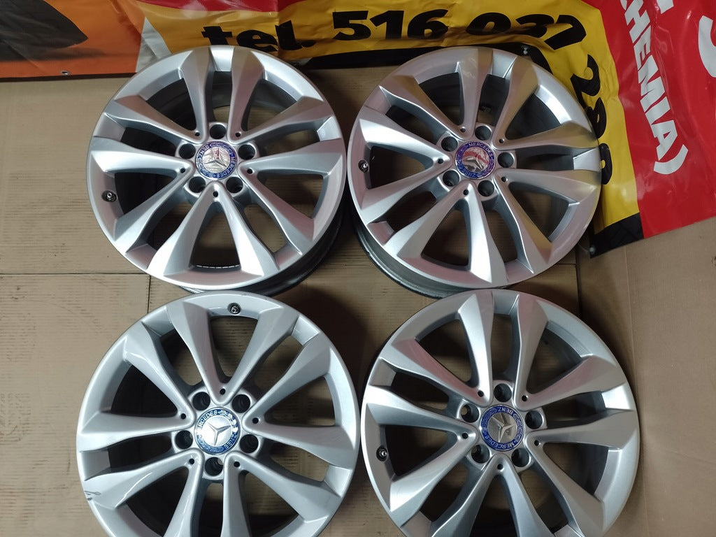 4x Alufelge 17 Zoll 7.0" 5x112 48,5ET Glanz Graphit A2054018000 Mercedes-Benz Mg FEL9763299458mt
