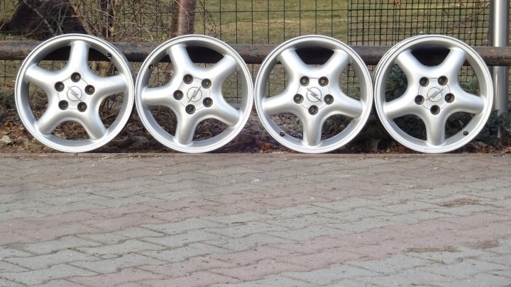 4x Alufelge 15 Zoll 6.0" 5x110 Opel Rim Wheel FEL8180343764zn