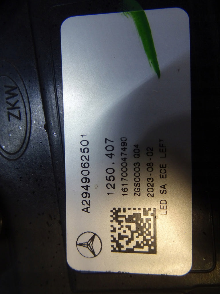 Frontscheinwerfer Mercedes-Benz Eqe A2949062501 Links Scheinwerfer Headlight SCH6388647130ku