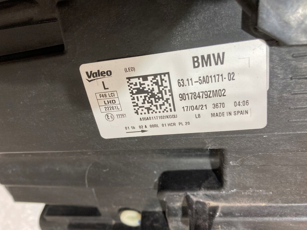 Frontscheinwerfer BMW X1 F48 5A01171-02 LED Links Scheinwerfer Headlight SCH4198793509la