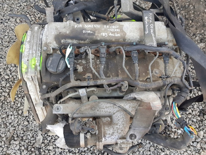 Motor Kia Sorento I D4CB 2.5 CRDI 140PS 183TKm 2004 Engine Unkomplett MOT5717434109ew