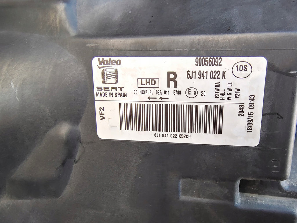 Frontscheinwerfer Seat Ibiza IV 6J1941022K Rechts Scheinwerfer Headlight SCH7291900086nr