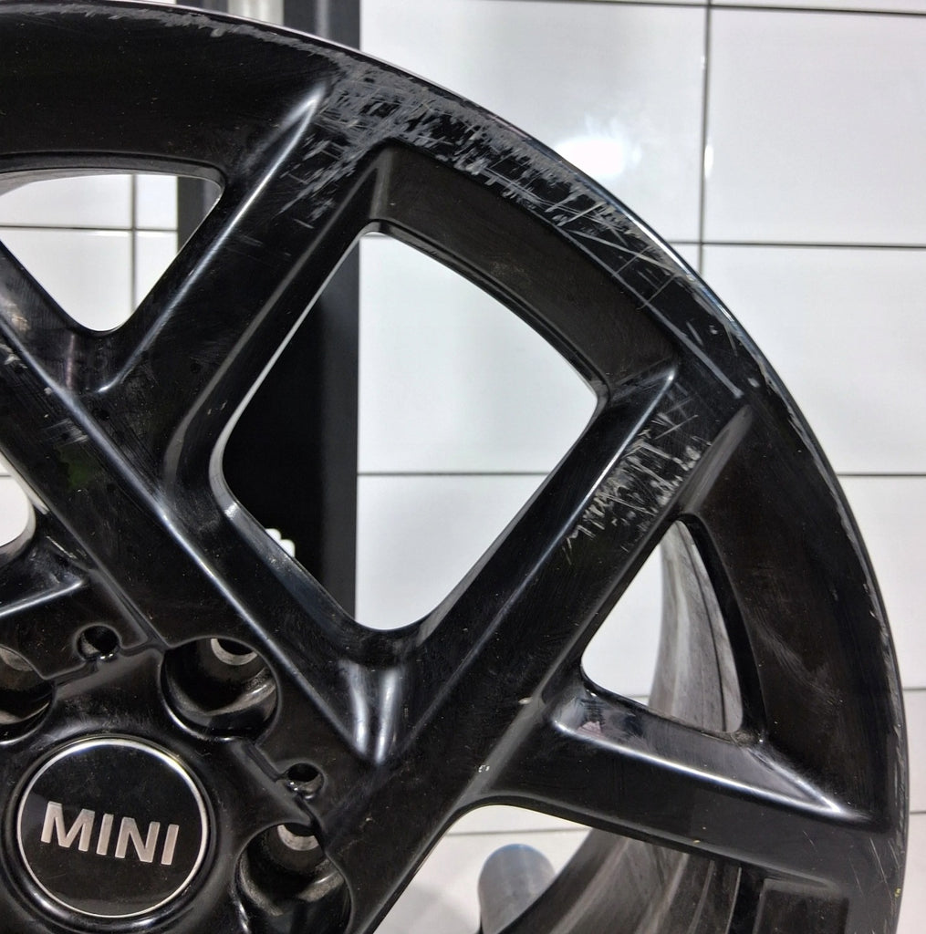 1x Alufelge 17 Zoll 5x112 47ET Glanz Schwarz 5A3E638 Mini Rim Wheel FEL1135199463ro