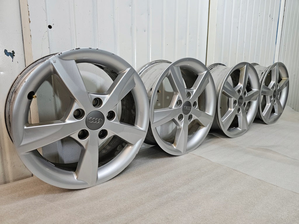 4x Alufelge 16 Zoll 6.0" 5x112 48ET Glanz Silber 8V0071496 Audi A3 Rim Wheel FEL6262505610cp
