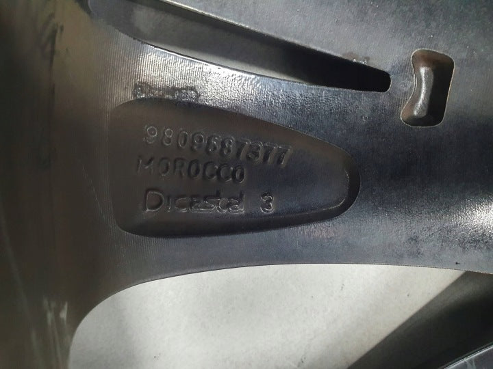 1x Alufelge 18 Zoll 7.5" 5x108 49ET Glanz Graphit 9809687377 Peugeot Ii FEL1936566759rt