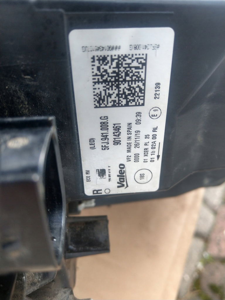 Frontscheinwerfer Seat Tarraco 5FJ941008G Full LED Rechts Scheinwerfer Headlight