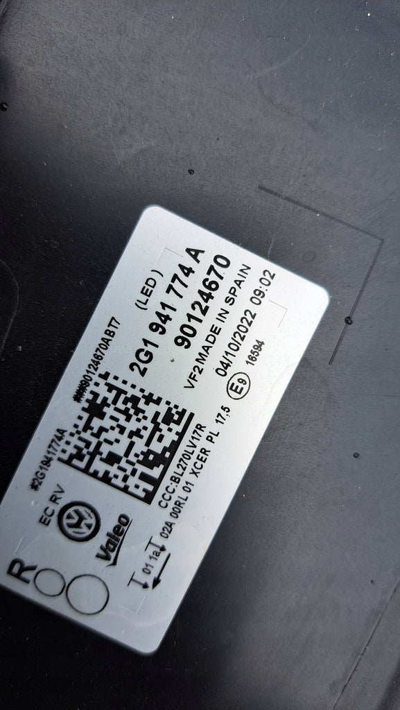 Frontscheinwerfer VW Polo 2G1941774A Full LED Rechts Scheinwerfer Headlight SCH9546268696ae