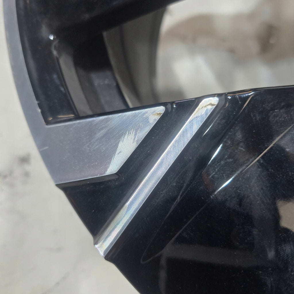 1x Alufelge 18 Zoll 8.0" 5x108 44ET Glanz Schwarz 9851444380 Peugeot 508 Sw