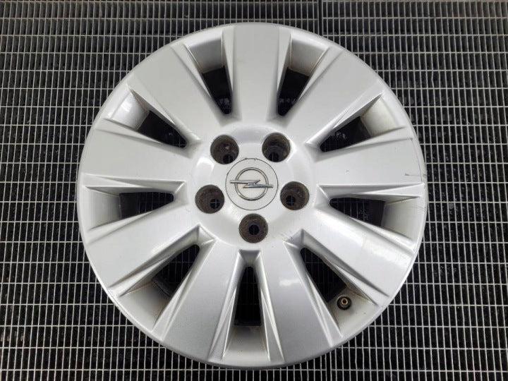 1x Alufelge 16 Zoll 6.5" 5x110 41ET Glanz Silber OPEL129929 Opel Zafira B FEL9293262067rh
