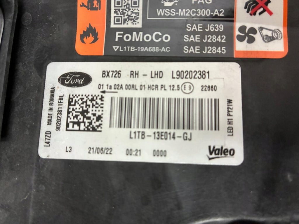 Frontscheinwerfer Ford Puma L1TB-13E014-GJ Rechts Scheinwerfer Headlight SCH1391011105zw