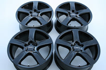 Laden Sie das Bild in den Galerie-Viewer, 4x Alufelge 18 Zoll 8.0&quot; 5x112 41ET Glanz Schwarz 4G9601025E Audi A6 Allroad
