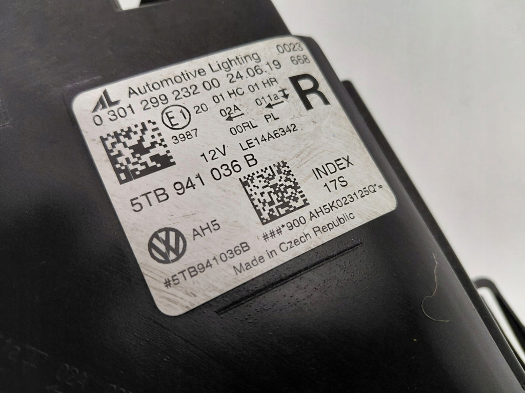 Frontscheinwerfer VW Touran 5TB941036B LED Rechts Scheinwerfer Headlight SCH5224457752th