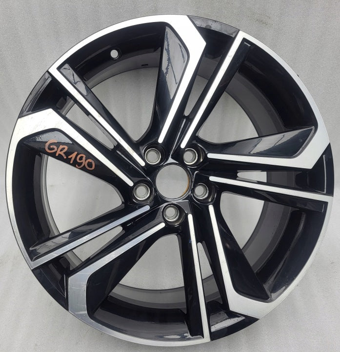 1x Alufelge 18 Zoll 7.0" 5x100 51ET Glanz Schwarz 6VA601025AD Skoda Fabia Iv FEL9552438752zg