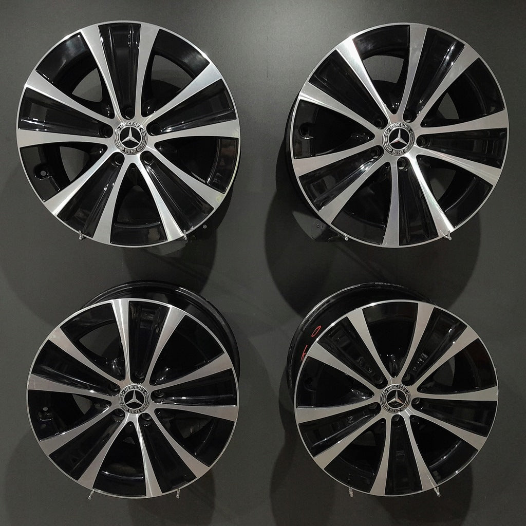 4x Alufelge 18 Zoll 8.0" 5x112 43ET Glanz Schwarz A2134013700 Mercedes-Benz W213 FEL6451929658ir