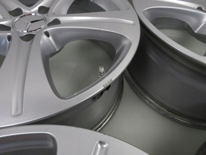 4x Alufelge 18 Zoll 8.0" 5x112 43ET Glanz Silber A2134011400 Mercedes-Benz W213 FEL4147815788tv