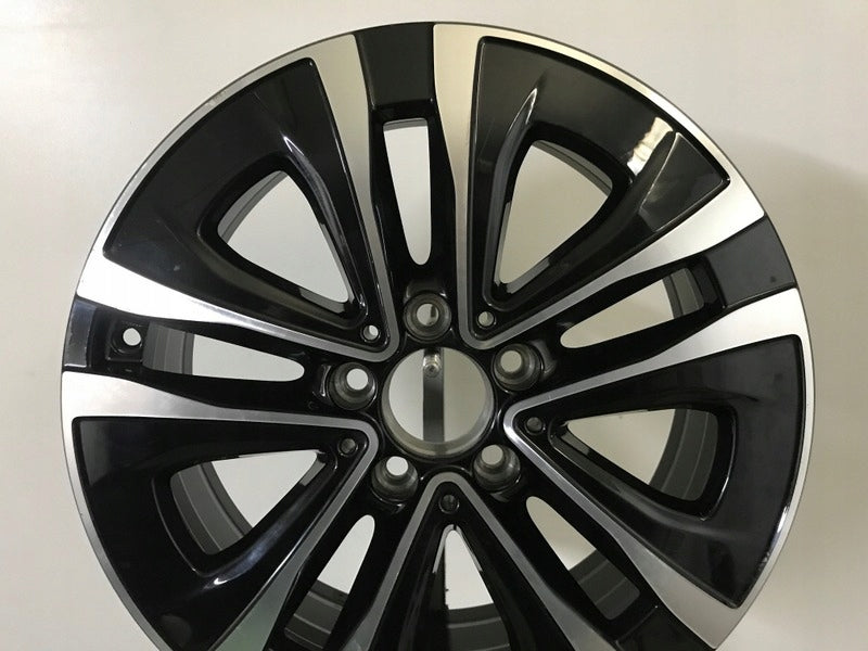 1x Alufelge 17 Zoll 6.5" 5x112 44ET Glanz Schwarz A1774012900 Mercedes-Benz