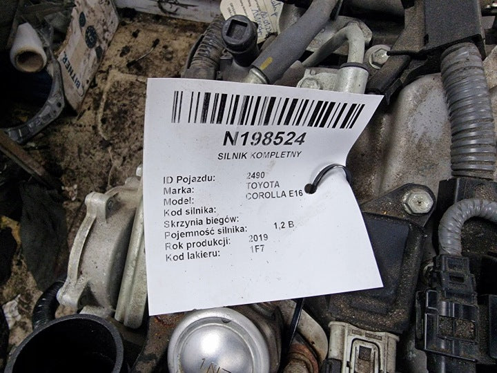 Motor Toyota Corolla 8NRFTS 1.2 166TKm 2019 Benzin Engine Komplett MOT2114697240wf