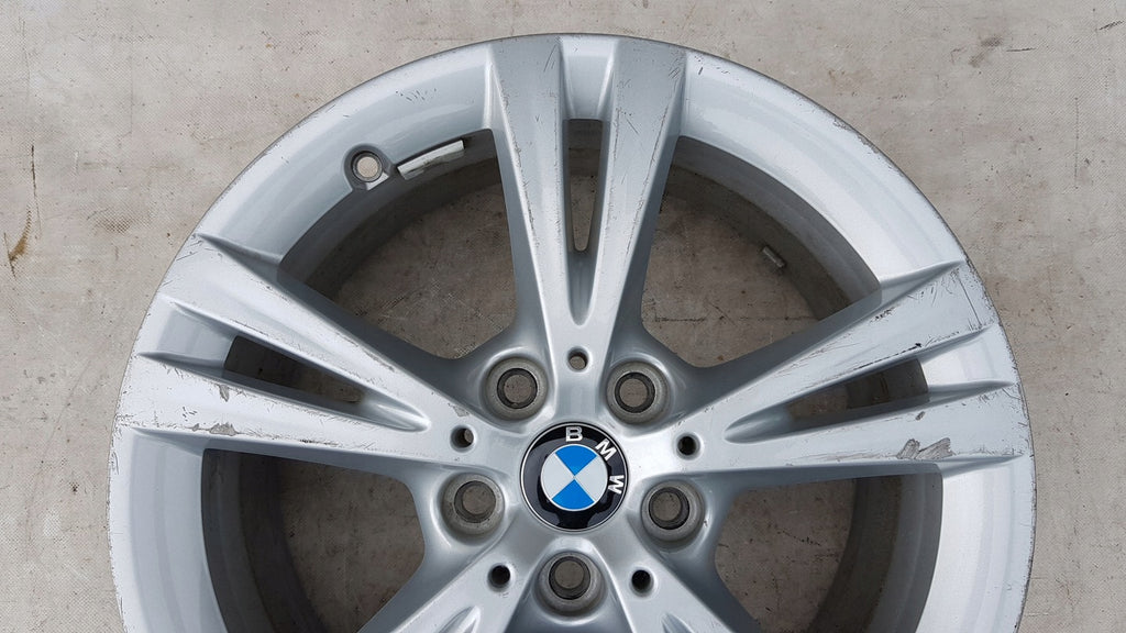 1x Alufelge 17 Zoll 7.5" 5x112 54ET Glanz Silber 6855086 BMW 2 F45 F46 Rim Wheel