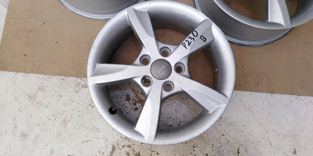 1x Alufelge 16 Zoll 6.0" 5x112 48ET Matt Schwarz 8V0071496 Audi A3 Rim Wheel