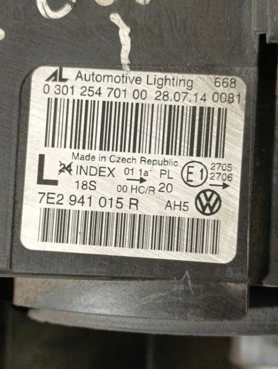 Frontscheinwerfer VW Transporter VI 030125470100 Links Scheinwerfer Headlight SCH2780046046ay