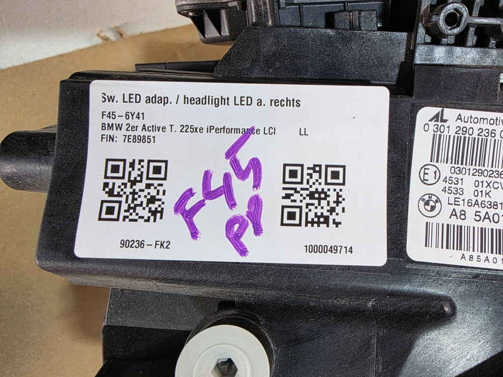 Frontscheinwerfer BMW 2 Tourer F45 Gran F46 5A017B5 5A017B6 LED Ein Satz SCH9144376029bx