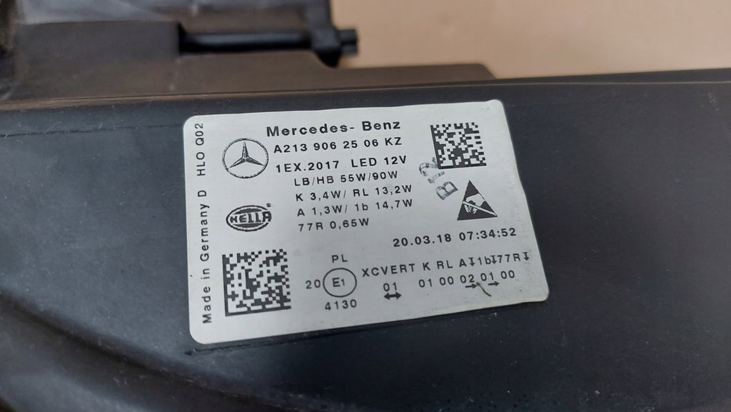 Frontscheinwerfer Mercedes-Benz W213 A2139062506 Full LED Links Headlight SCH7232194800wz