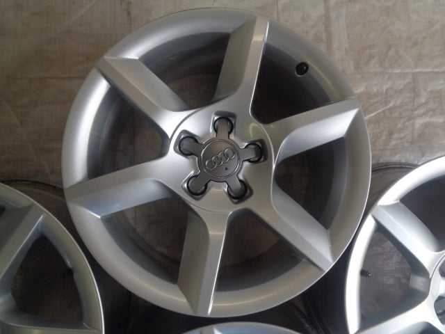 4x Alufelge 17 Zoll 8.0" 5x112 26ET Glanz Silber 8T0601025D Audi A5 Rim Wheel FEL2153857205kc
