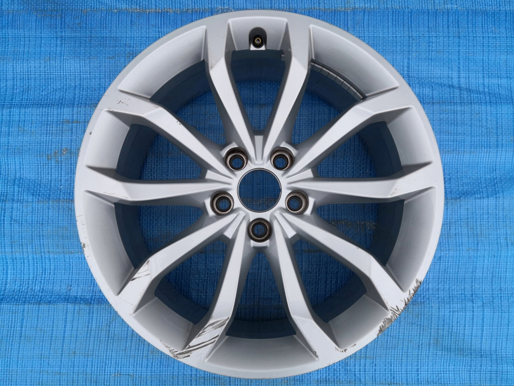 1x Alufelge 18 Zoll 8.0" 5x112 40ET Glanz Graphit 8W0601025H Audi A4 B9 Mg