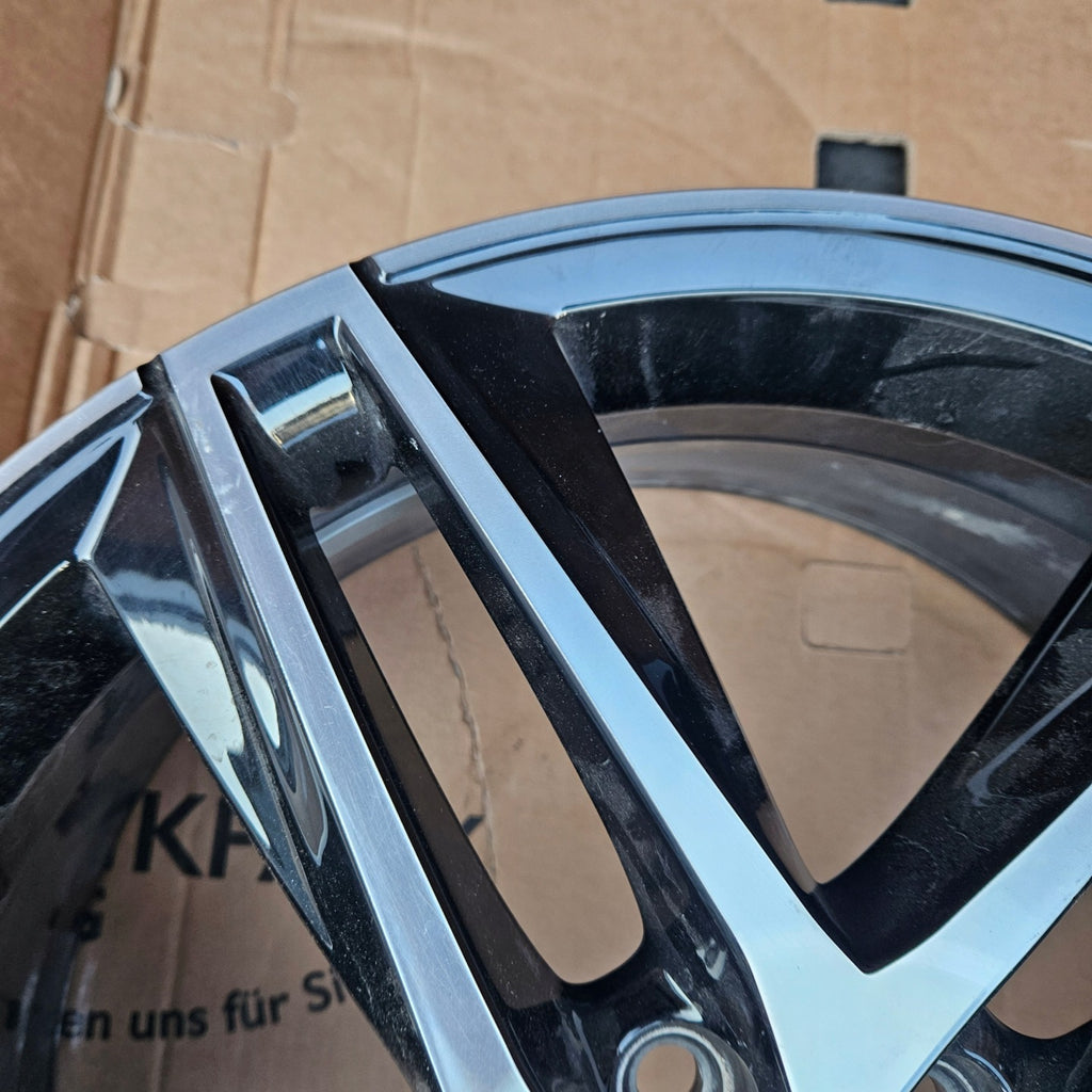 1x Alufelge 18 Zoll 7.0" 5x100 51ET Glanz Schwarz 6F0601025E Seat I Ibiza FEL4894545096vw
