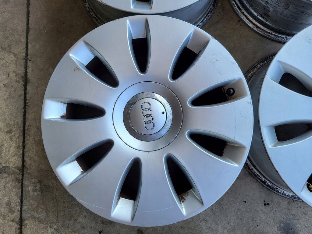 4x Alufelge 16 Zoll 7.0" 5x112 35ET Glanz Silber 4F0601025N Audi A4 B6 B7