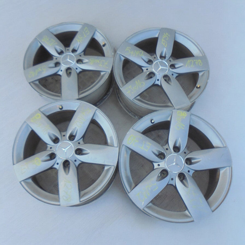 4x Alufelge 16 Zoll 7.0" 5x112 34ET Mercedes-Benz Slk R171 Rim Wheel