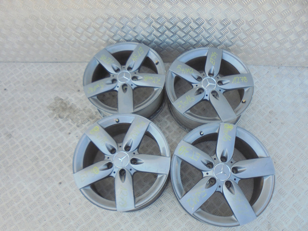 4x Alufelge 16 Zoll 7.0" 5x112 34ET Mercedes-Benz Slk R171 Rim Wheel