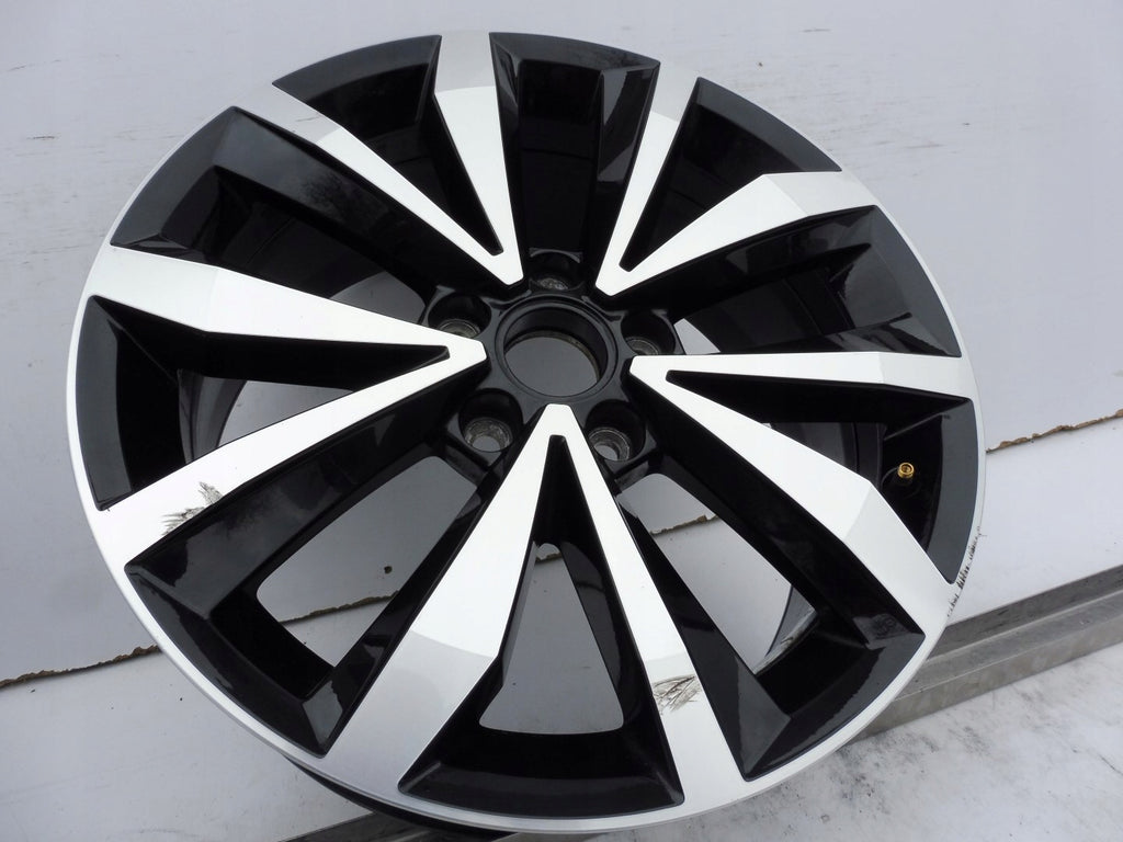 1x Alufelge 17 Zoll 7.0" 5x112 45ET Glanz Schwarz 2GA601025B VW T-Roc Rim Wheel FEL2423082362nk
